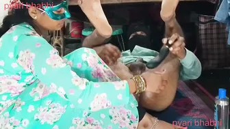 Desi Wife Stuffs Husband's Ass With Dildo, Fingers, And Beer Bottle