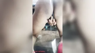 Indian Bhabhi Pleasuring Herself Alone In Bedroom While Hubby Works Late