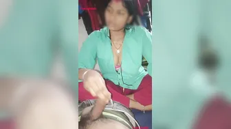 Neighbor's Girlfriend Sneaks Over At Night Jerking His Shaft Till He Cums