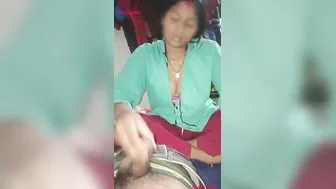 Neighbor's Girlfriend Sneaks Over At Night Jerking His Shaft Till He Cums