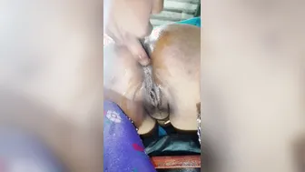 Indian Bhabhi Rides Huge Black Dick Bouncing Her Thick Ass On Camera