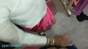 Indian Bhabhi Strokes Her Devar Cock Till He Shoots His Load Hard