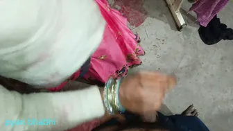 Indian Bhabhi Strokes Her Devar Cock Till He Shoots His Load Hard
