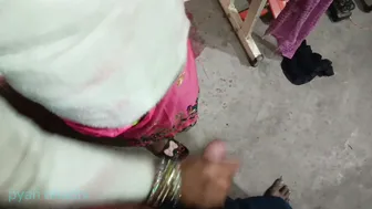 Indian Bhabhi Strokes Her Devar Cock Till He Shoots His Load Hard