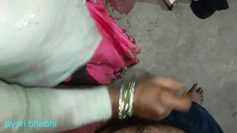 Indian Bhabhi Strokes Her Devar Cock Till He Shoots His Load Hard