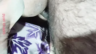 Desi Wife Bends Over Taking Massive Cock Deep In Her Tight Asshole