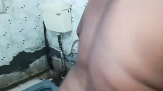 Desi Stepson Scrubbing His Stepmother's Ass While Bathing Her Today