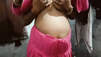 Indian Stepson Sucks His Stepmom's Huge Tits Before Pounding Her Hard