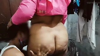 Indian Stepson Sucks His Stepmom's Huge Tits Before Pounding Her Hard