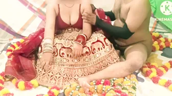Indian Wife Nisha Sucks Cock And Gets Pounded Hard On Her Wedding Night