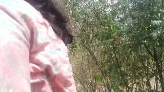 Desi Stepsister Taking It Rough Outdoors Behind The House