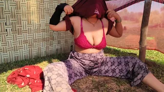 Desi Village Girl Taking It Hard Outdoors From Her Husband