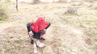 Village Desi Aunty Getting Plowed In The Mustard Field By Her Nephew
