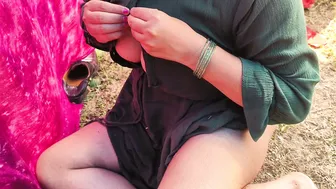 Indian Teen Soni Gets Her Tight Pussy Pounded In Field Encounter