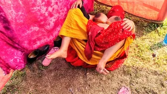 Village Aunty Spreads For Son's Friend In Secret Afternoon Fuck Session