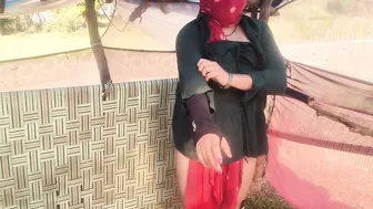 Indian Village Aunty Spreads Wide For Son's Friend In Open Field