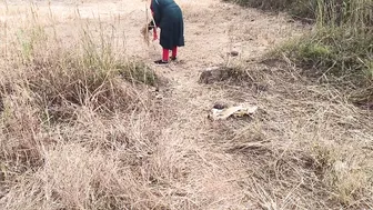 Indian Girl Gets Fucked Outdoors Near Pond By Her Boyfriend