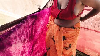 Village Aunty Riding Her Man's Cock Outdoors In Homemade Hindi Video