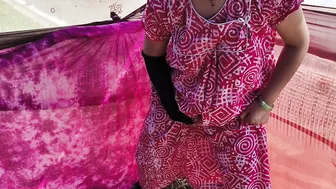 Desi Village Aunty Rajesh Pounding On A Cot In Her Small Mud Hut Room