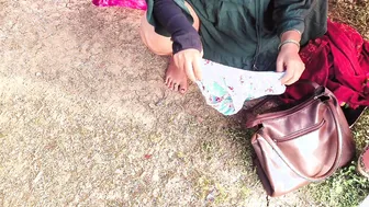 Indian Girlfriend Screams As Her Boyfriend Fucks Her Hard Outdoors Today