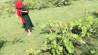 Indian Village Girlfriend Bent Over Rocks Getting Destroyed By Ex-Boyfriend