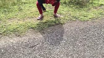 Indian Village Girlfriend Bent Over Rocks Getting Destroyed By Ex-Boyfriend