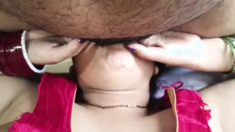 Village Aunty On Her Knees Sucking Thick Desi Cock Like A Pro