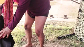 Indian Maami Taking Hard Cock Outdoors Moaning Loud In Amateur Video