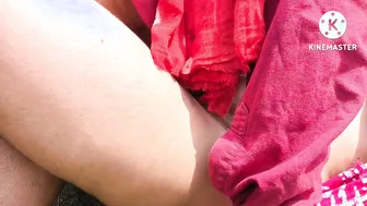 Tamil Aunt Bent Over In The Field Begging Him To Finish Quick