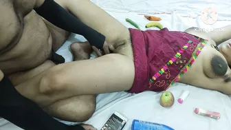 Indian Girl Stuffs Banana And Bottle Deep Inside Her Wet Chut