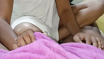Desi Neighbor Bhabhi Gives Her First Eager Blowjob Behind Closed Doors