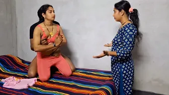 Indian Stepsister Caught Riding Stepbrother When Stepmom Walks In