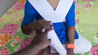 Desi Schoolgirl In Uniform Gets Her Snug Pussy Stretched Wide And Rough