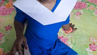 Desi Schoolgirl In Uniform Gets Her Snug Pussy Stretched Wide And Rough