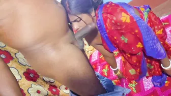 Bengali Bahu Drains Her Sasur's Thick Rod With Her Skilled Mouth