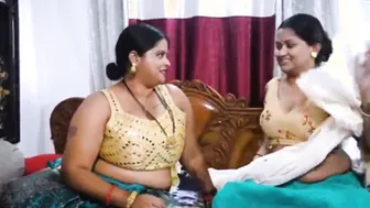 Desi Wife Riding Her Sotan Rough And Moaning Loud In Their Shared Bedroom