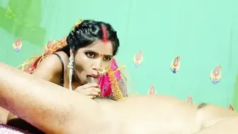 Desi Bhabhi Moaning On Suhagraat As Husband Breaks Her Tight Virgin Pussy