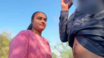 Indian Schoolgirl Screaming In Hindi As Boyfriend Pounds Her In The Jungle