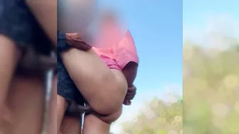 Indian Schoolgirl Screaming In Hindi As Boyfriend Pounds Her In The Jungle