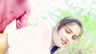 Indian Schoolgirl Getting Pounded By Boyfriend In Jungle Hindi Audio Vlog