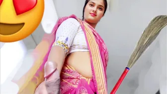 Dick Flashing For Desi Maid She Likes My Big Dick And Begs For Fuck