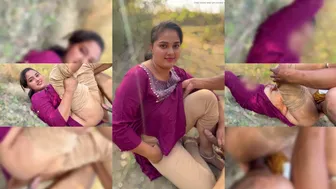 Jija Convinces Sali To Make Reels Then Fucks Her Outdoors In Clear Audio