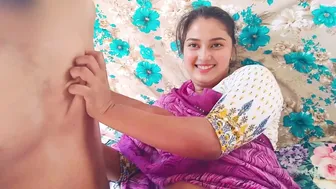 Desi Village Wife Rides Her Husband's Brother While Filming Daily Vlog