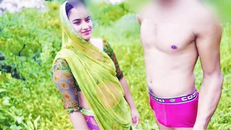 Indian Stepsister Enjoying Rough Outdoor Sex With Stepbrother On Farm
