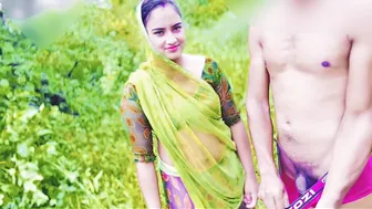 Indian Stepsister Enjoying Rough Outdoor Sex With Stepbrother On Farm