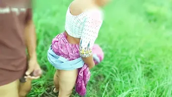 Indian Village Bhabhi Rides Devar's Cock Outdoors In Jungle At Sunrise