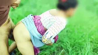 Indian Village Bhabhi Rides Devar's Cock Outdoors In Jungle At Sunrise
