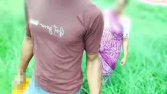 Indian Village Bhabhi Rides Devar's Cock Outdoors In Jungle At Sunrise