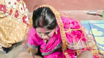 Jija Applies Holi Colors On His Sali Then Makes Her Suck His Cock