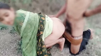 Desi Village Wife Gets Pounded Outdoors By Her Husband's Younger Brother